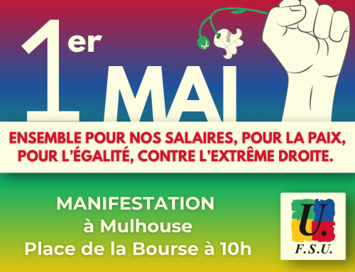Manifestation du 1er mai à Mulhouse !