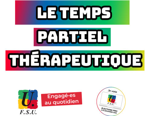 Tout savoir sur le temps partiel thérapeutique