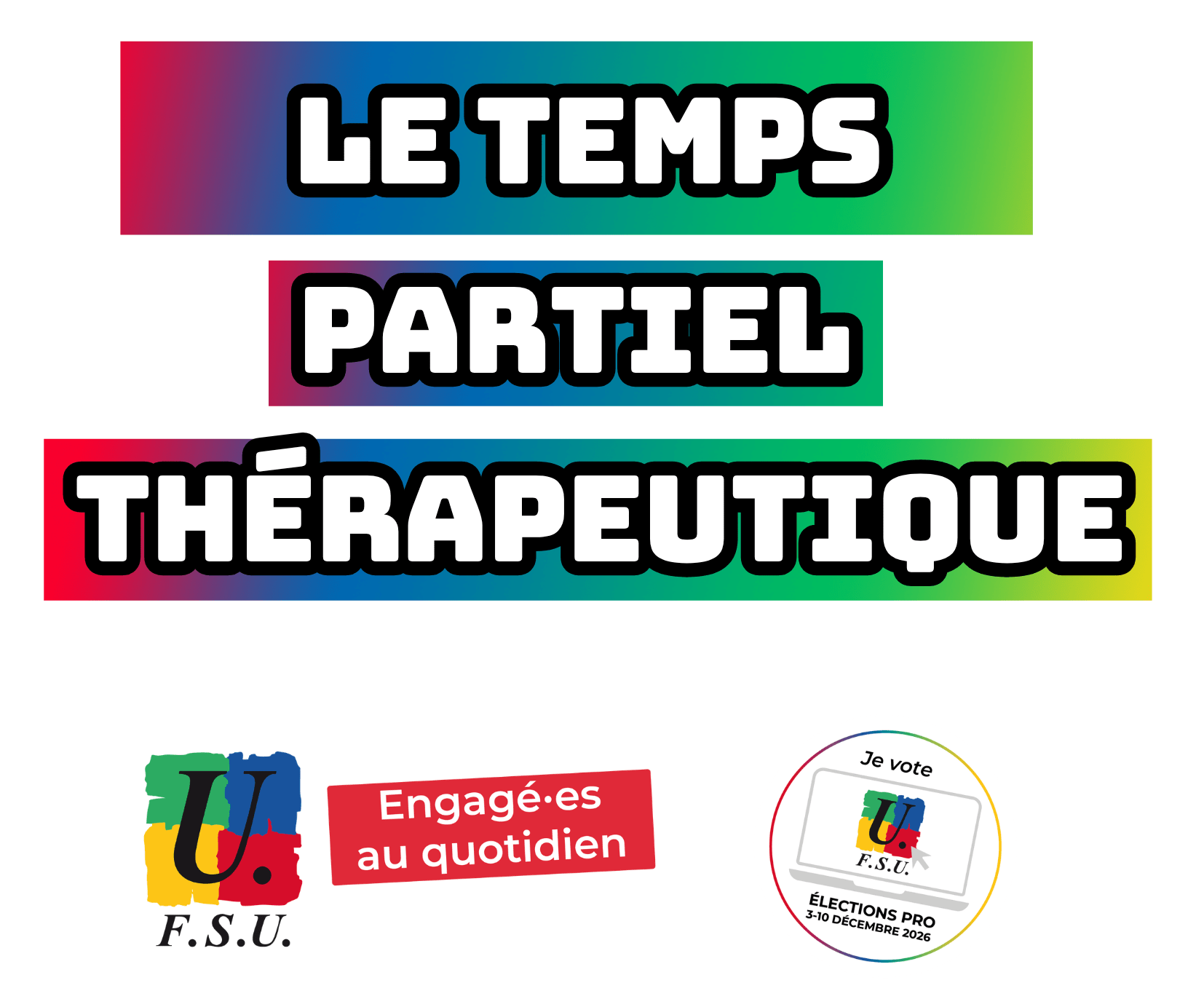 Visuel temps partiel thérapeutique