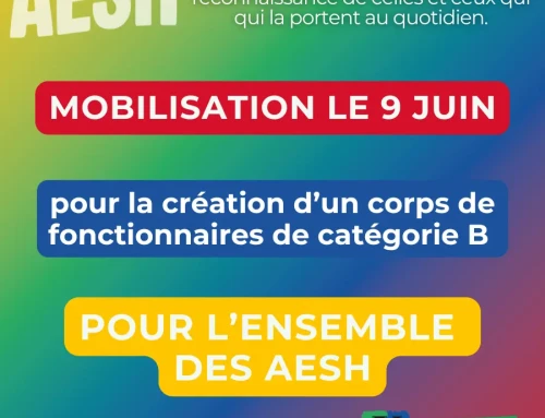 AESH : le gouvernement tourne le dos aux revendications des personnels et à une véritable école inclusive.